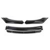 Universal Car Front Bumper Lip Body Kit Spoiler Splitter Diffuser  Red Black Blue Canard Splitter ABS Plastic Auto Modification
