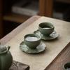 1 Pcs Japanese Ceramic Teacup Handmade Pottery Tea Bowl Travel Meditation Cup Exquisite Master Cup Household Tea Set 70ml