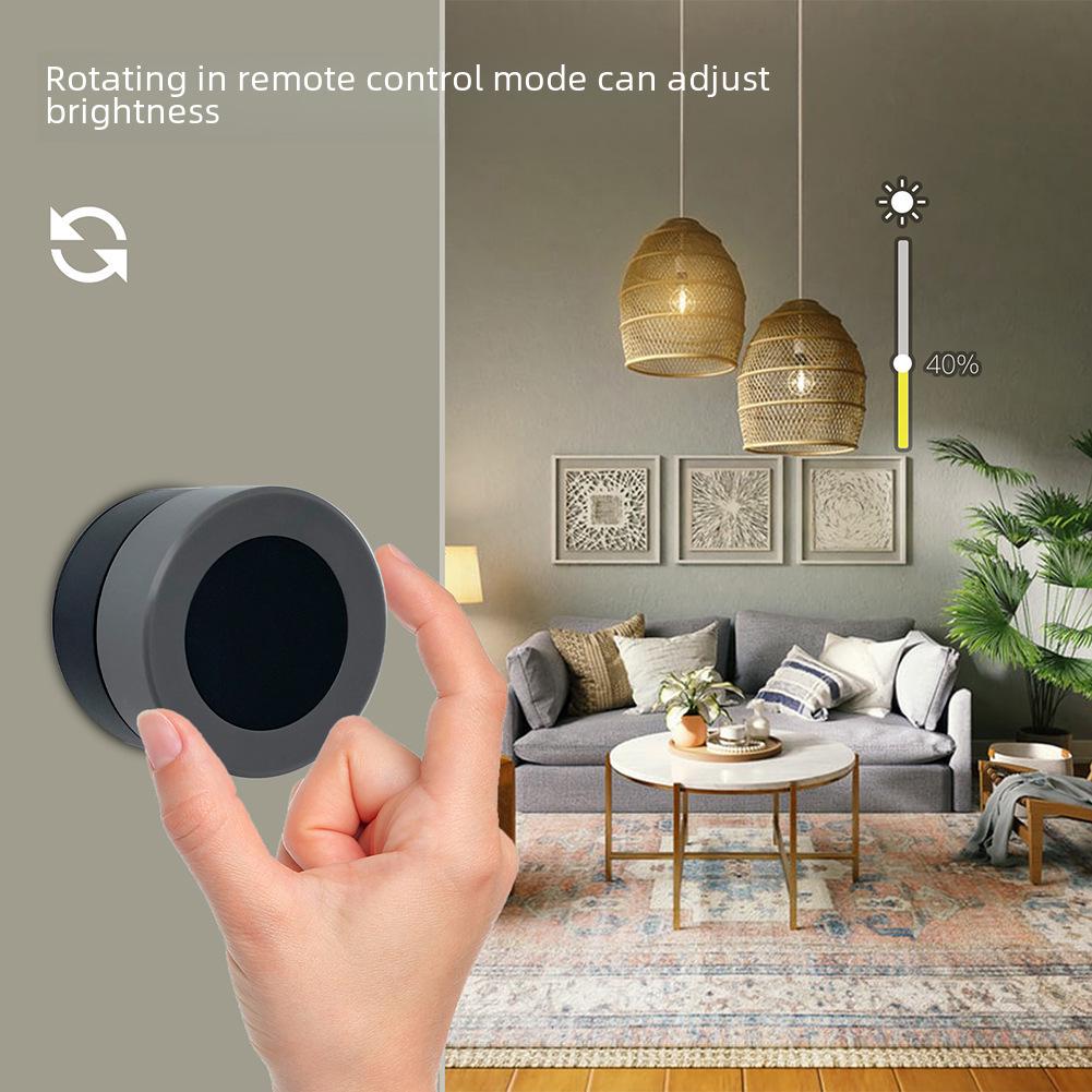 Zigbee Smart Home Wireless Dimming Knob: Graffiti Button Scene Switch