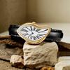 New Luxury Irregular Crash Melting Twist Watches Men's High Quality Genuine Leather Advanced Creative Design Paris Wristwatches