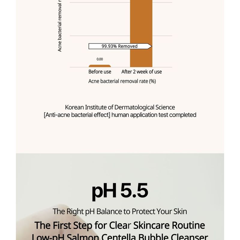 HEVEBLUE Salmon Caring Centella Bubble Cleanser