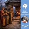 Christmas| Valentine'S Day|1000pcs Mini Jigsaw Puzzle The Three Wise Men Approaching The Nativity Suitable for Living Room Display Holiday Gift | Port