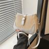 Retro Chic Small Square Shoulder Bag For Women Casual Stylish Pu Leather Handbag