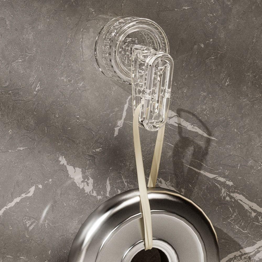 Rotating Suction Cup Hook Waterproof Utility Hook Organizer Wall Clip Counter Decor