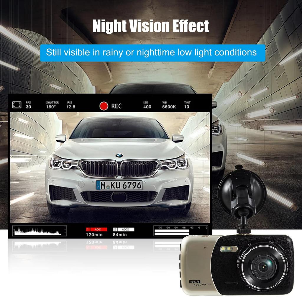 Car DVR Dash Cam Full HD 1080P Vehicle Camera Drive Video Recorder Auto Dashcam Black Box Car Accessories Registrator Rear View