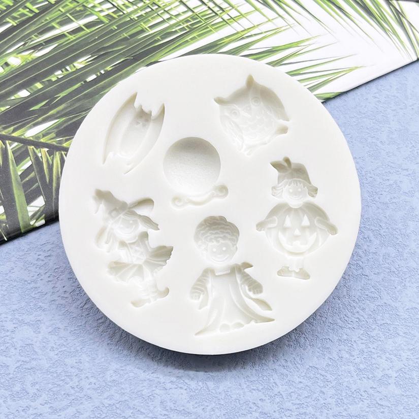 Halloween Ghost Owl Silicone Mold Sugarcraft Chocolate Cupcake Baking Mold Fondant Cake Decorating Tools