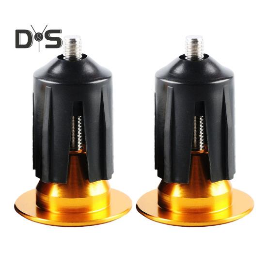 1 Pair Bike Handlebar End Expanding Locking Heavy Duty Lightweight 22-24MM Universal MTB Road Mountain Bicycle Grip Handle End Cover Accessories