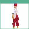 Stupendo Costume da Principe Arabo Per Bambini Con Design a Lampada Magica e Tessuto in Poliestere
