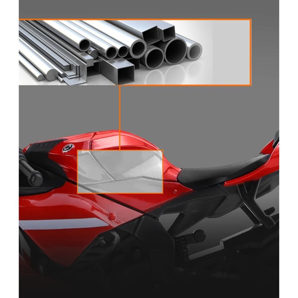 1/12 YAMAHA YZF-R1 Alloy Racing Motorcycle Model Diecast Street Sports Motorcycle Model Simulation Sound Light Kids Toys Gift