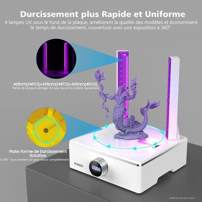 ELEGOO Mercury X Bundle Separate Reinigungs- und Härtungsmaschine Wash and Cure für Harzmodelle der großen Drucker46