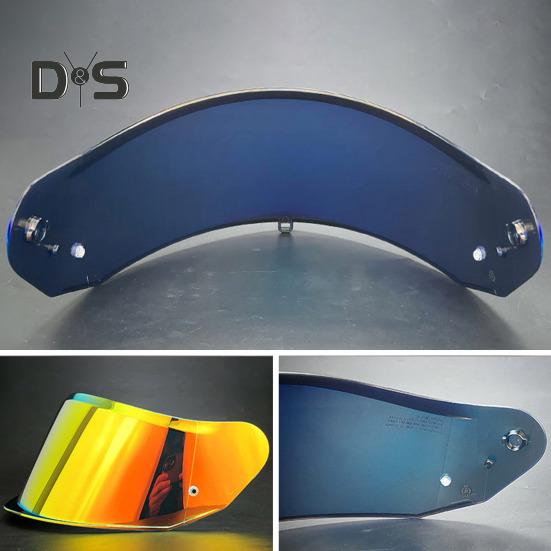 Motorradhelmvisier für FF808-Helm, Anti-UV, Tag- und Nachtschutz, universelles Reiten, Radfahren, Integralhelm-Objektivschild, Ersatzhelmzubehör