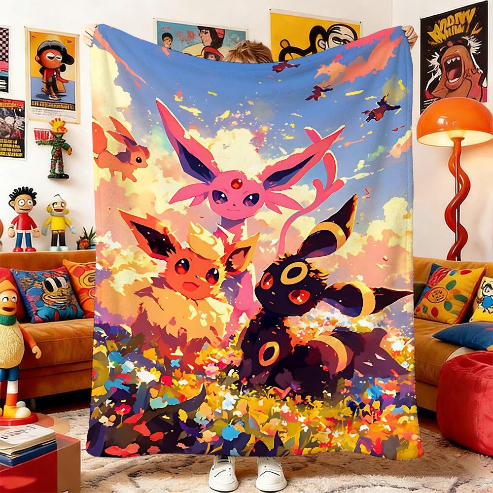 

Throw Blankets for Bed P-Poke-mones Picnic Blanket Home and Decoration Bedspread the Anime Sofas Sofa Bedspreads & Throws Double 75cmx90cm