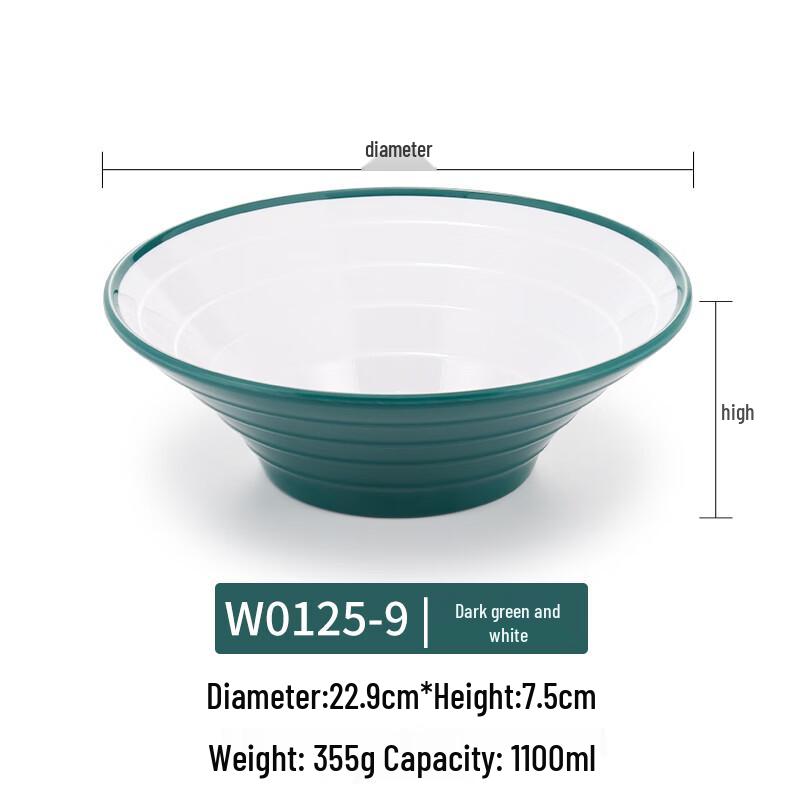 Melamine Imitation Porcelain Dining Bowl