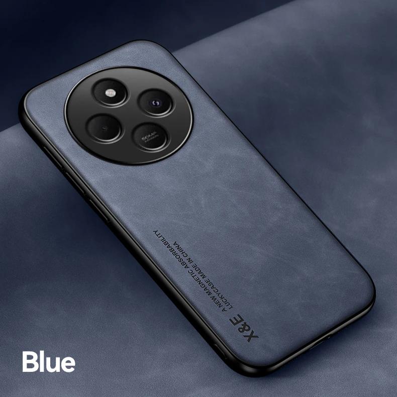Shockproof Case for Xiaomi Redmi 14C 4G Protective Cover Built-in Magnetic Suction Car Holder Coque Funda Capa