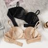 Nahtloser Push-Up-BH für Damen mit Bügel, Stahlring, runder Cup, hochwertiger Basic-BH für Mädchen, hautfreundliches, sexy Bralette