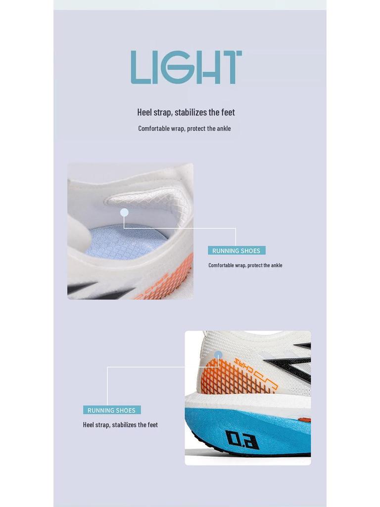 Carbonplatten-Marathonschuhe: Leicht, Atmungsaktiv & Bequem für Rennen mit Stoßdämpfung