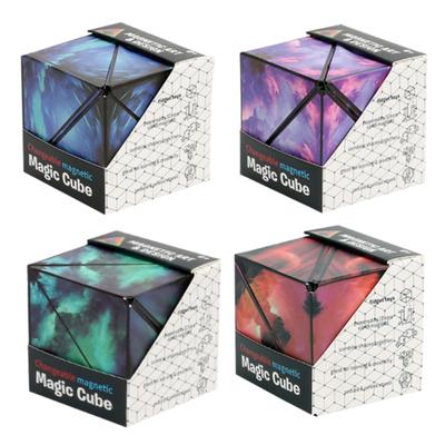Kumbo Space Cube 3D trojrozměrná kostka pro rozvoj mozku KC certifikovaná, 4 smíšené barvy, korejské zásoby hraček