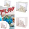 Clear Showcase for Figures, Storage Container, Display Stand