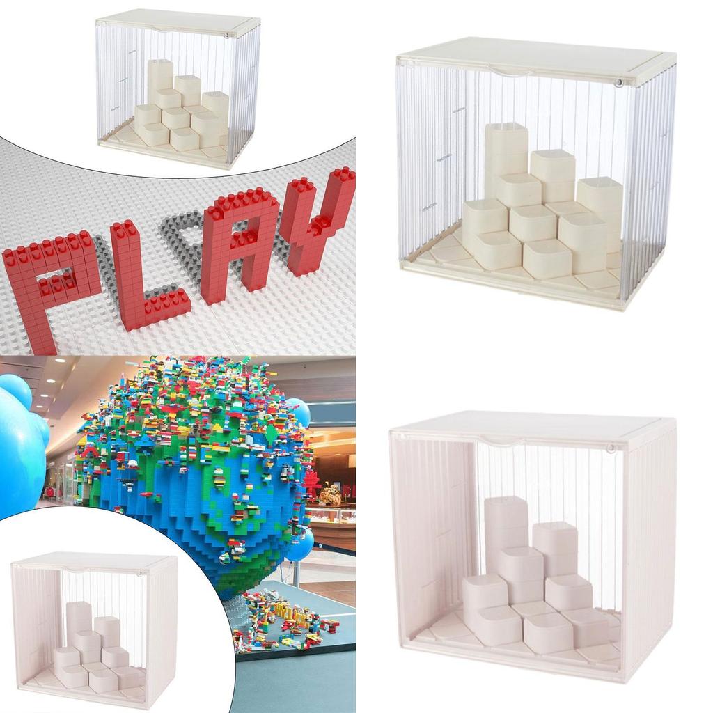 Clear Showcase for Figures, Storage Container, Display Stand