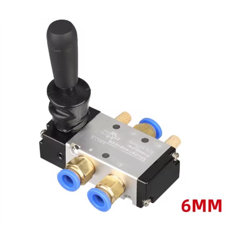 HHO-Manual Control 2 Position 3 5 Port Push-Pull Air Hand Lever Valve 5/2 Way Pneumatic 4H210-08