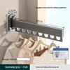 Retractable Aluminum Clothes Drying Rack for Windows and Balconies