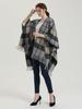 Luxury Design Imitation Cashmere Women Scarf Winter Plaid Poncho Tassel Wrap Shawl Capa Para Mujer Pashmina Chales Echarpe Hiver
