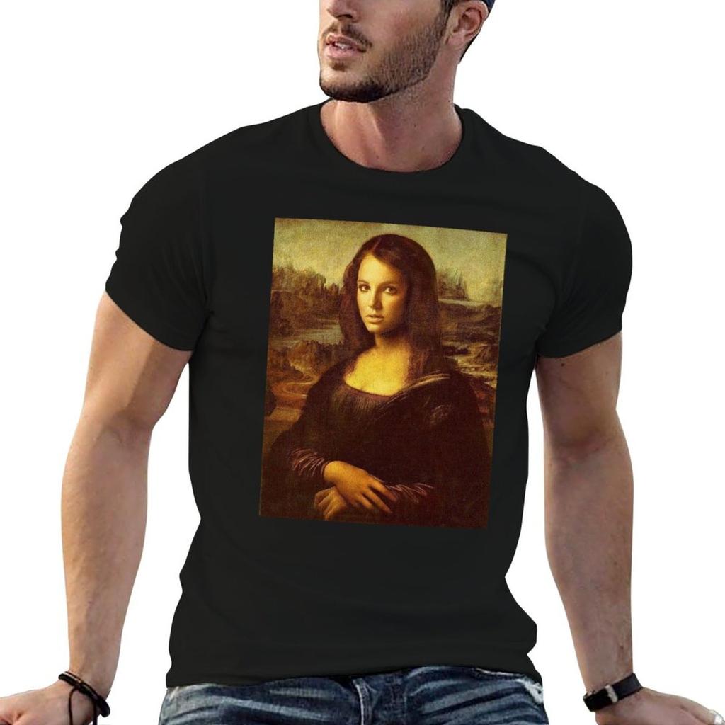 Britney Mona Lisa spears TShirt Comfort Stretch Tee Shirt