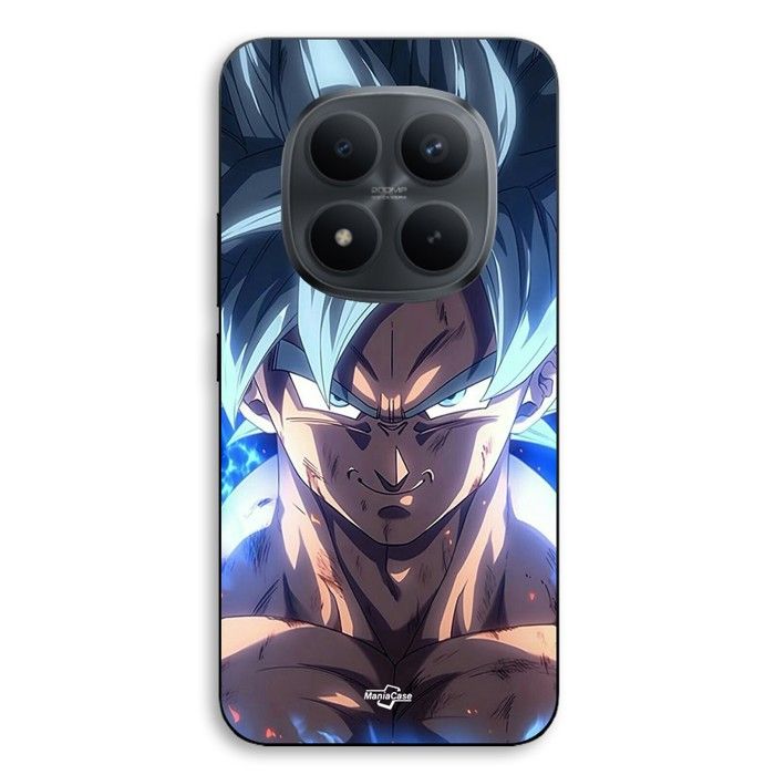 Coque de téléphone - MANIACASE - Xiaomi Redmi Note 15 Pro Plus 5G - Silicone TPU - Dragon Ball Z Goku Ultra Instinct - Noir