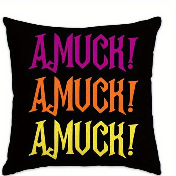 Federa Cuscino Arredamento Casa Tema Hocus Pocus & Halloween Adatta per Divano Camera da Letto Auto
