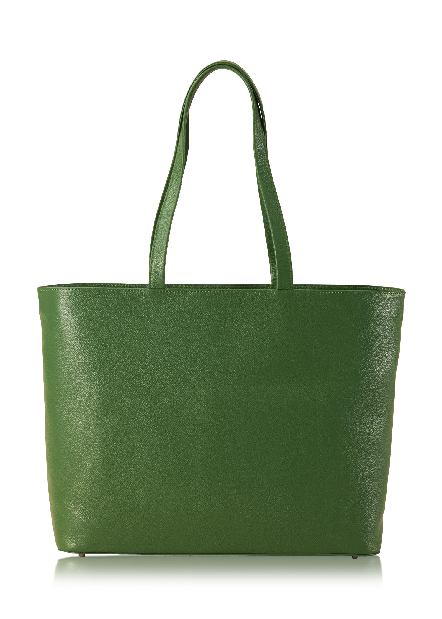 

Leather Tote Water Repellent Original Genuine Cow Large Compatible with 15 Inch Bottle Zipper Multifunctional [Business Factory] Bag, Leather,