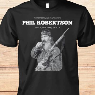 Erinnerung an Phil Robertson Duck Dynasty T-Shirt Volle Größen S-5XL Unisex T-Shirt