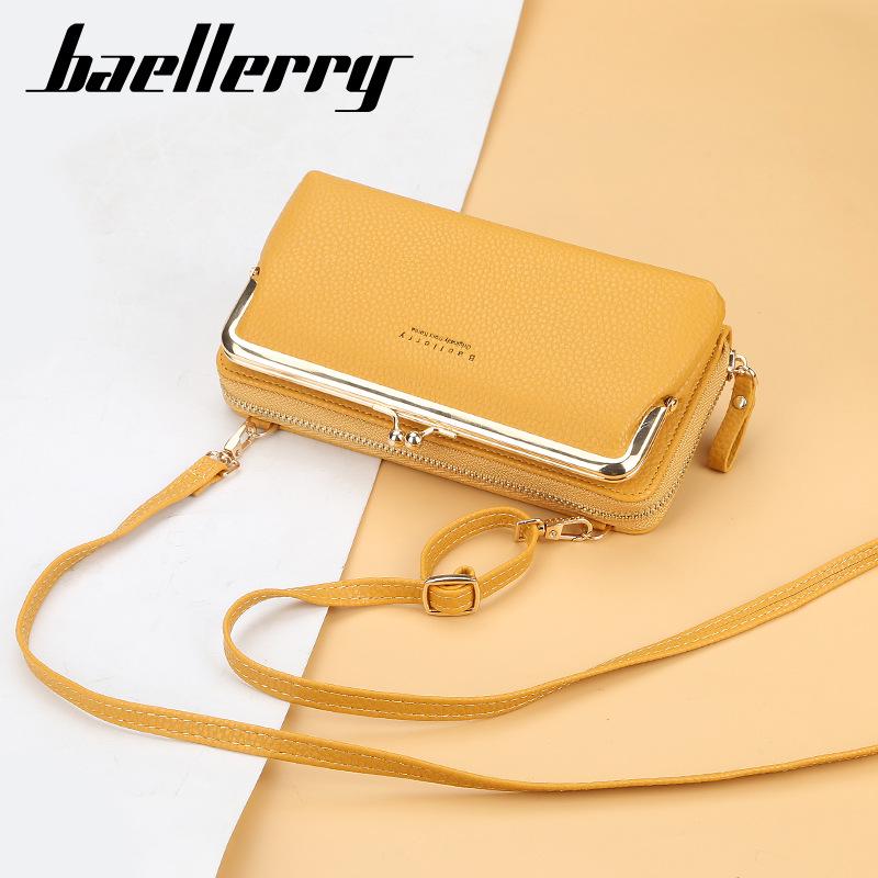 

Baellerry женщин Длинные кошельки Малый Кроссбоди Сумки Pu Кожаный телефон Clutch
