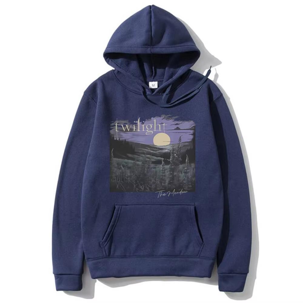 Movie Twilight The Meadow Hoodie Vampire Robert Pattinson Edward Sweatshirt Top Men Women Fleece Printed Pullover Hoodies