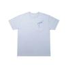 Tricou Respirabil Culoare Solidă cu Mânecă Scurtă Topuri Bărbați Albastru DV9724-085