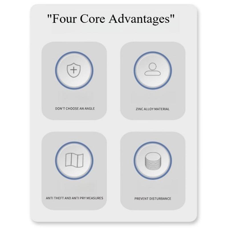 1SET nicht-stanzender Riegel Türriegel 90 Grad Türschnalle Schiebetürriegel Diebstahlsicherungsschloss Schiebetürschloss Zinklegierungsschnalle
