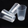 10pcs/set 200ml Transparent Plastic Measuring Cups with Milliliter Scales Multi-use Dispensing Graduated Cups