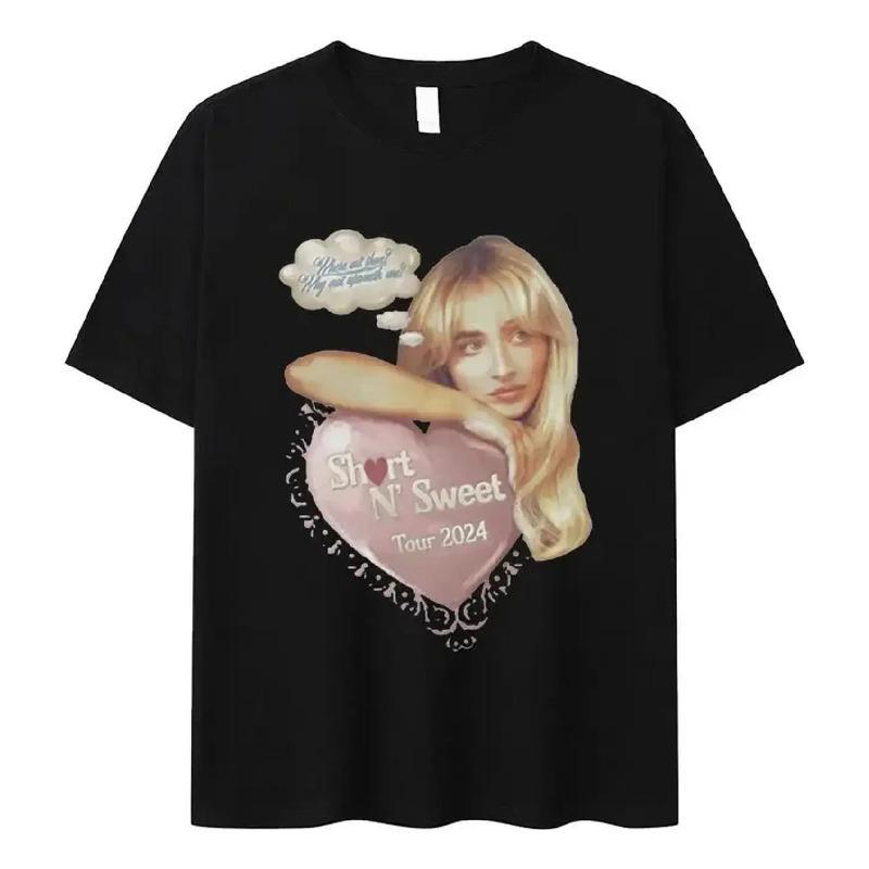 Camisetas Sabrina Carpenter Album Short N Sweet Para Mujer, S
