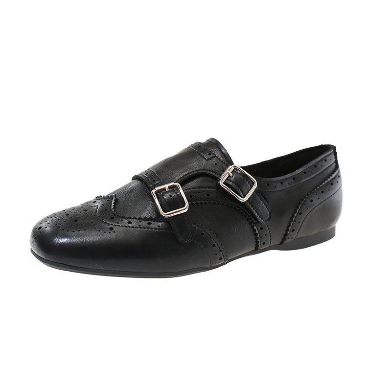 Retro Inner Height-increasing Small Leather Shoes To Keep Warm In Winter Korean One-pedal Commuting Single Shoes Lazy Fluffy Shoes