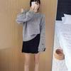 Women's Korean Style Soft Knit Round Neck Pullover - Autumn/Winter Loose Fit Sweater