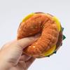 Dogs Chew Toy Pet Cats Squeak Toy Plush Toy Hamburger Boredom Dogs Chewing Toy