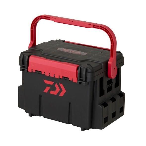 Used Daiwa case tackle box TB7000 black/red