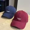 American embroidery English small letter baseball hat women's spring and autumn wear face small cap men's outdoor sun hat