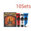 Zephoco Halloween Face Body Painting Kit Full Coverage Lightweight Foundation Water-soluble Non-Toxic Safe Festival Makeup Accessories Set