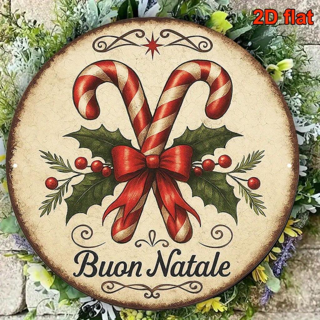 2D Flat Metal Wall Sign Decor