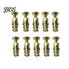 Concrete Wall Screw 6x14mm Expansion Screws, Flat-Fit Countersunk Head for Cabinet Hinge Repair, Heavy-Duty Heavy-duty Stone Steel Wood Strong