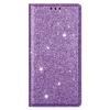 For iPhone 17 Air Case Glittery PU Leather+TPU Card Slot Phone Cover