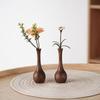 Creative Black Walnut Solid Wood Small Vase Wooden Crafts Home Living Room Decoration Dining Table Small Vase Solid Wood Vase