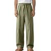 Men's Casual Wide Leg Pants, Loose Fit, Straight Leg, Color