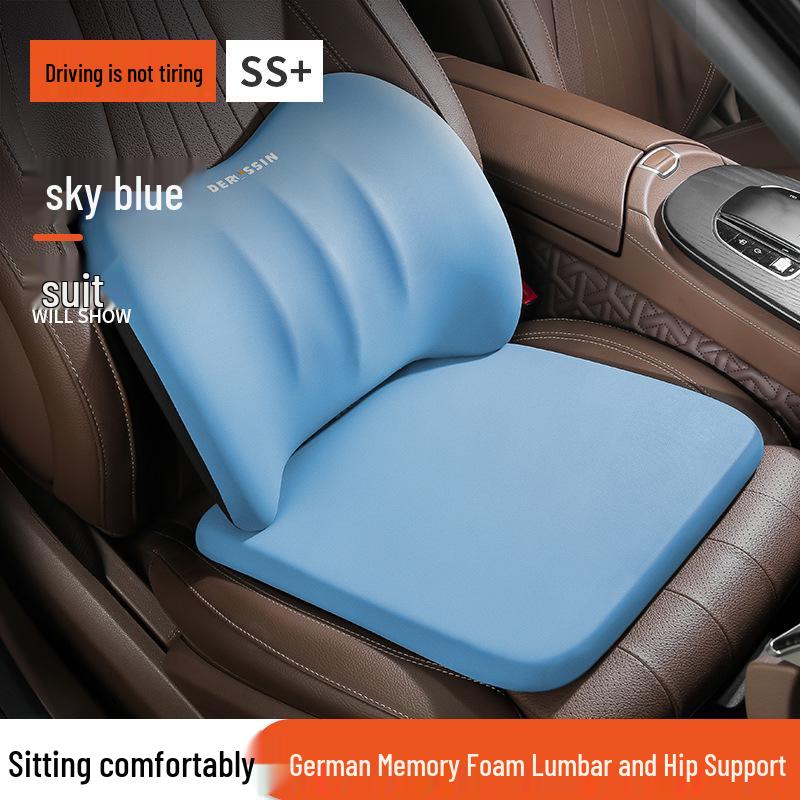 Universal Winter Car Seat Cushion with Lumbar Support - Warm, Simple & Stylish for All Seasons