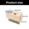 Moss Remover Wired Grout Cleaner Brush for Cleaning Deck Walkway Weeding Scraper Wire Brush Grout Remover Hand Tool